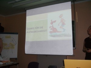 Ende der Vorstellung des Projekts