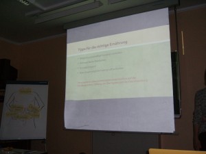 Schautafel zur Ernährung bei einem Stoma